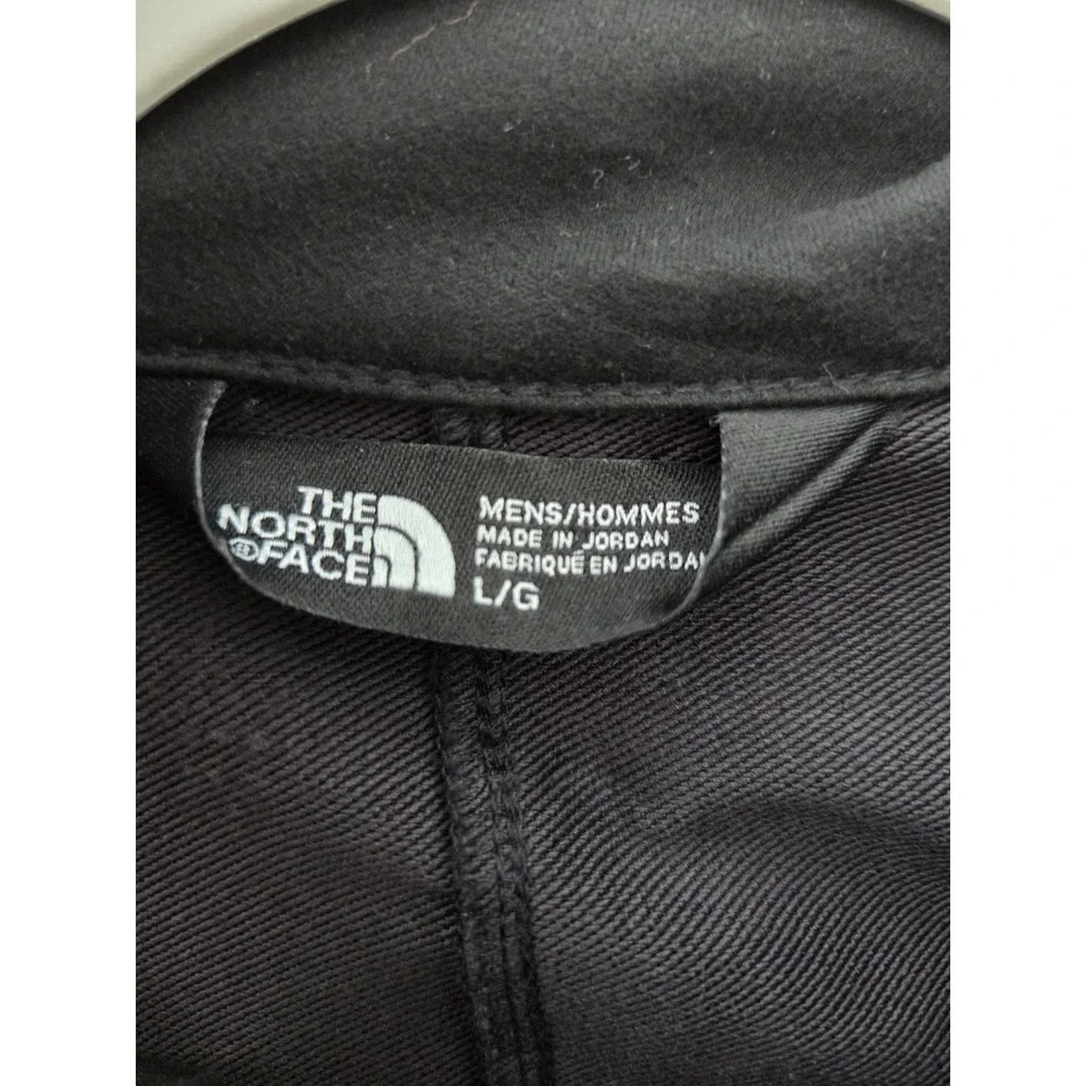 The Northface Windwall Softshell Jacket Men's Large Full Zip Grey Black Colorway